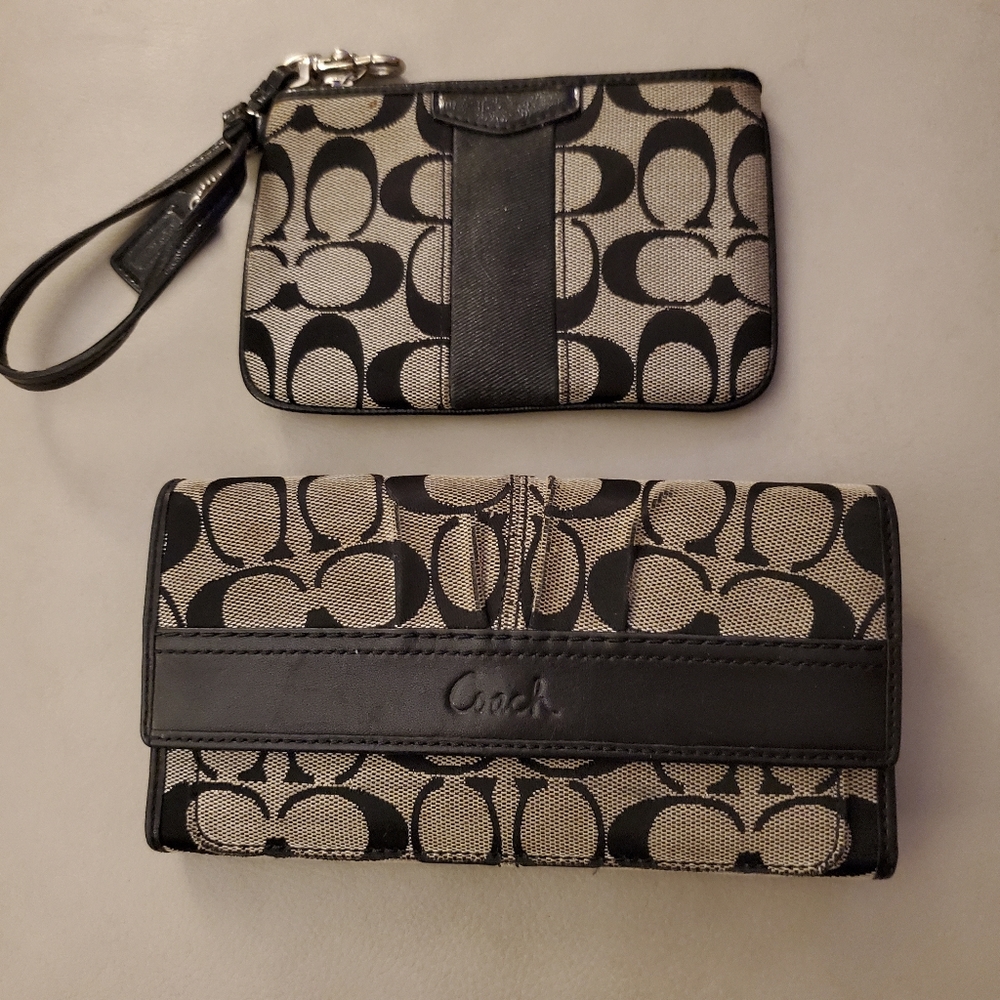 Coach Wallet and Change Purse Duo